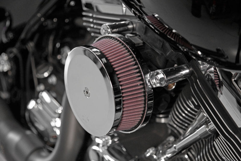 K&N Street Metal Intake System - Hammer Chrome Intake System-Harley Davidson - DTX Performance