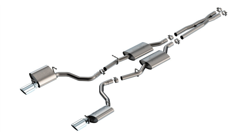 Borla 19-23 Dodge Charger GT 3.6L V6 RWD ATAK Catback Exhaust - Polished Tips - DTX Performance