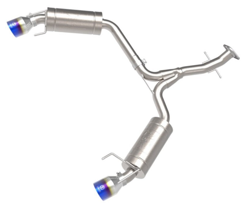 aFe POWER Takeda 06-13 Lexus IS250/IS350 SS Axle-Back Exhaust w/ Blue Flame Tips - DTX Performance