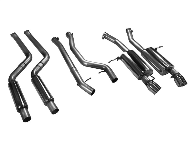 aFe MACHForce XP 11-12 BMW 335i L6-3.0L N55 E90/92 304SS 2.75in. Cat-Back Exhaust System - DTX Performance