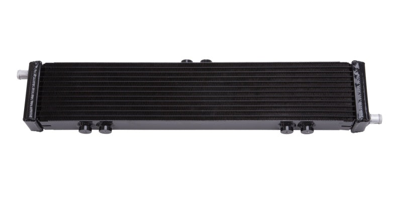 Edelbrock Heat Exchanger Single Pass Dual Row 22 000 Btu/Hr 26 5In W X 5In H X 2 62In D Black - DTX Performance