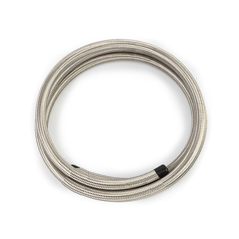 Mishimoto 10Ft Stainless Steel Braided Hose w/ -4AN Fittings - Stainless - DTX Performance