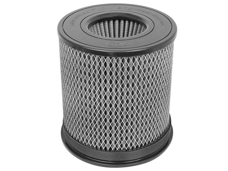 aFe MagnumFLOW Air Filter Pro DRY S 6in Flange x 8 1/8in Base/Top (INV) x 9in H - DTX Performance