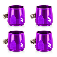 Load image into Gallery viewer, Mishimoto Aluminum -12AN Hex Finishers - Purple - DTX Performance