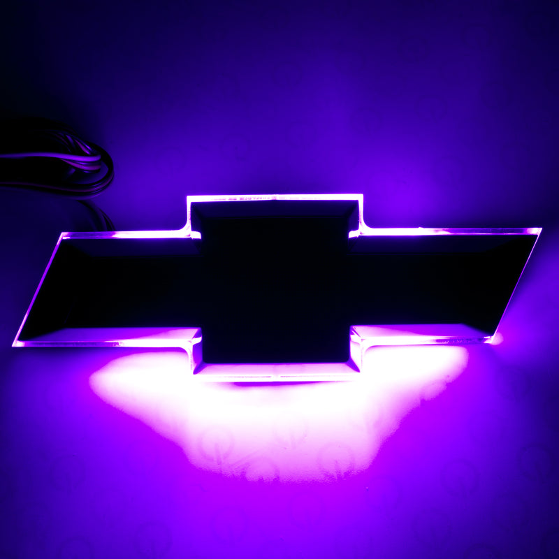 Oracle Illuminated Bowtie - Flat Black Center - UV/Purple - DTX Performance