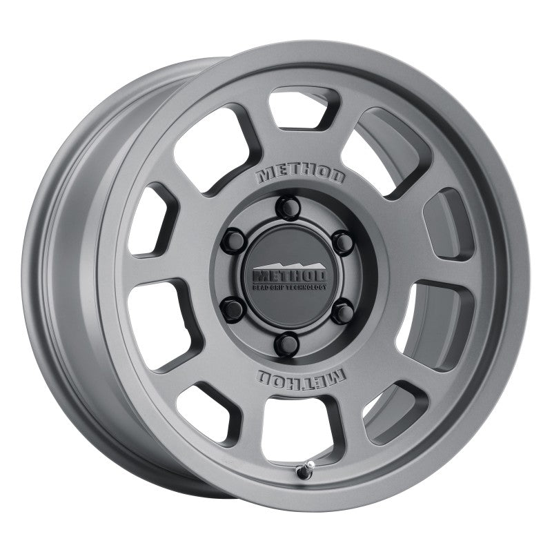 Method MR705 18x9 +18mm Offset 6x5.5 106.25mm CB Titanium Wheel - DTX Performance