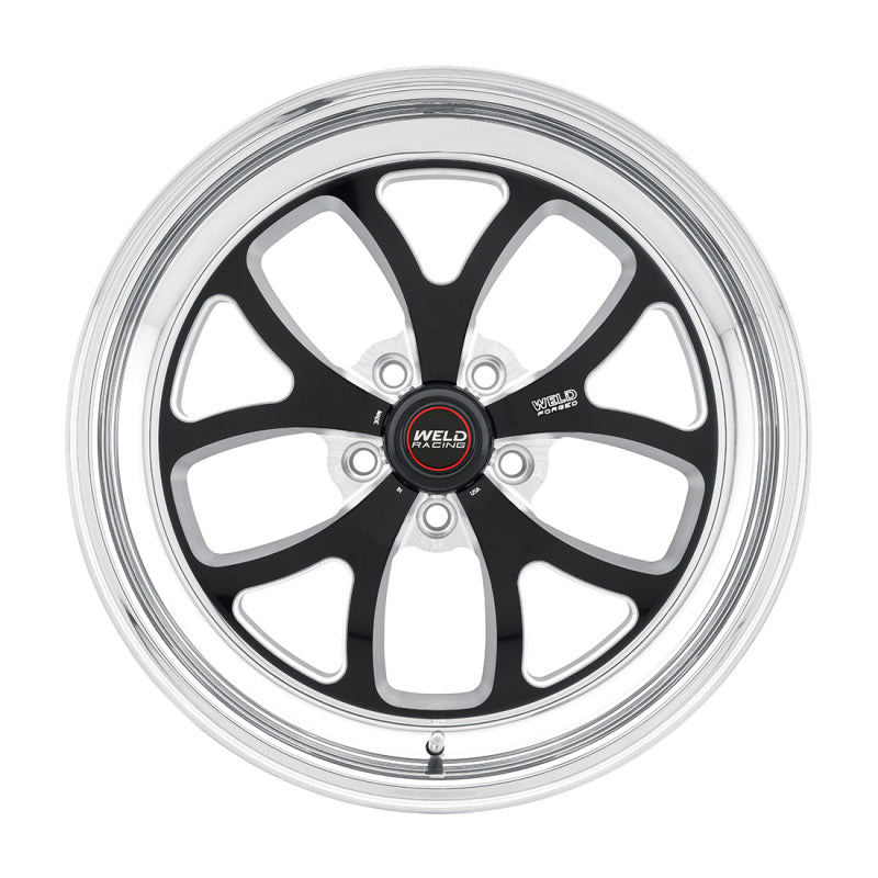 Weld S76 20x7 / 5x115mm BP / 2.8in. BS Black Wheel (High Pad) - Non-Beadlock - DTX Performance