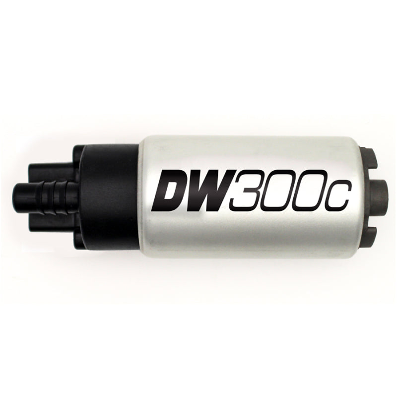 DeatschWerks 340lph DW300C Compact Fuel Pump w/ 99-04 Ford Lightning Set Up Kit (w/o Mounting Clips) - DTX Performance