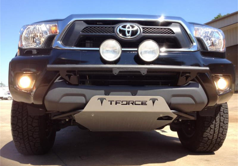 N-Fab Light Bar 12-15 Toyota Tacoma - Gloss Black - Light Tabs w/o License Plate Tabs - DTX Performance