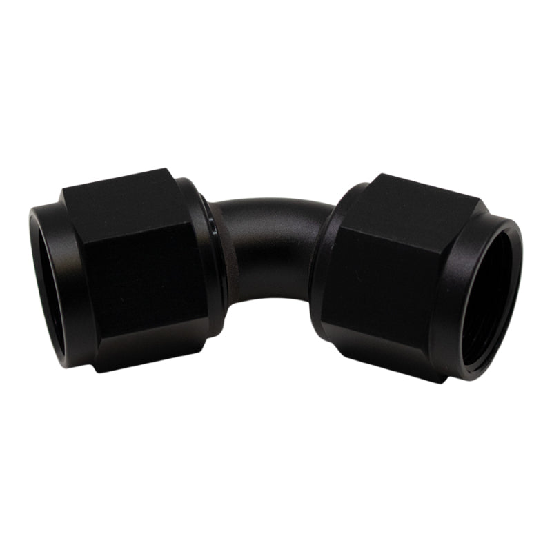 DeatschWerks 10AN Flare Female Swivel 45-Degree to 10AN Flare Female Swivel - Anodized Matte Black - DTX Performance