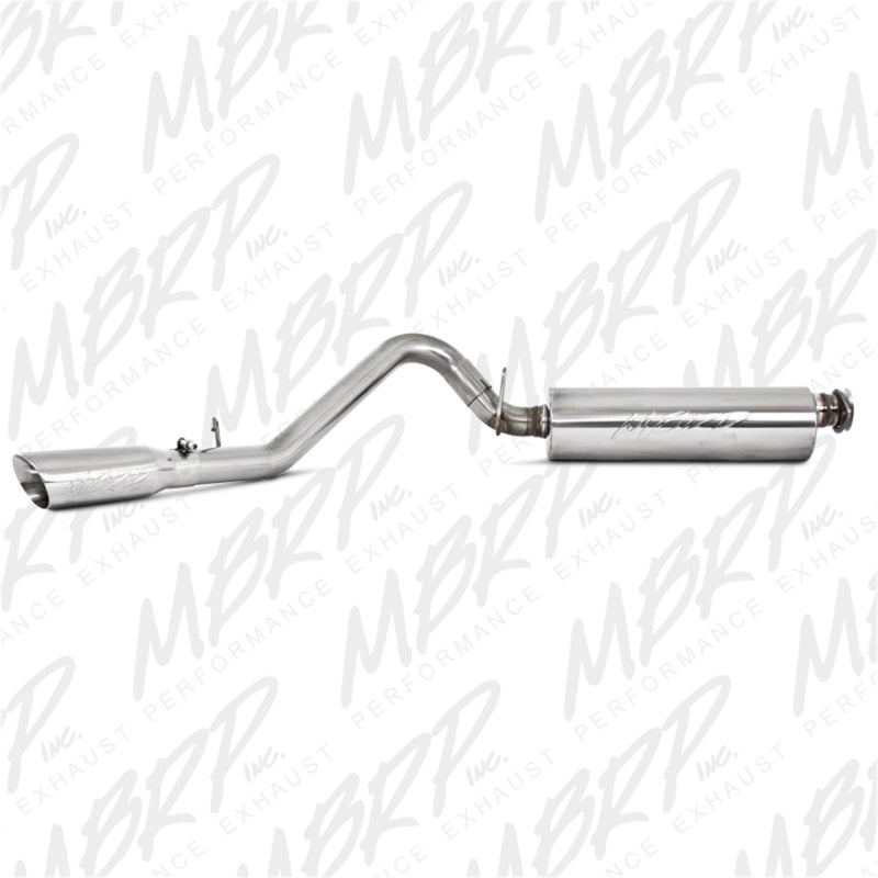 MBRP 2000-2006 Jeep Wrangler (JK) Inline-4 2.5L Inline-6 4.0L Cat Back Single Side - DTX Performance