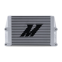 Load image into Gallery viewer, Mishimoto Heavy-Duty Oil Cooler - 10in. Same-Side Outlets - Silver - DTX Performance