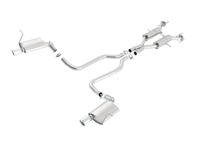 Borla 11-16 Jeep Grand Cherokee Limited/Laredo 5.7L 8cyl 4WD/RWD SS Catback Exhaust - DTX Performance