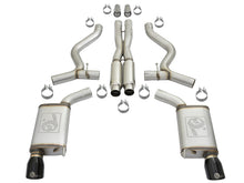 Load image into Gallery viewer, aFe 20-22 Audi RS6 Avant V8 4L (tt) MACH Force-Xp 3in to 2.5in 304 SS Cat-Back Exhaust w/ Black Tip - DTX Performance