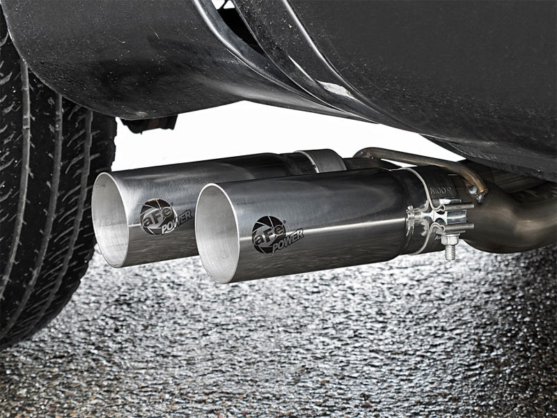 aFe Rebel Series 3in SS Cat-Back Exhaust System w/ Polished Tip 04-15 Nissan Titan V8 5.6L - DTX Performance