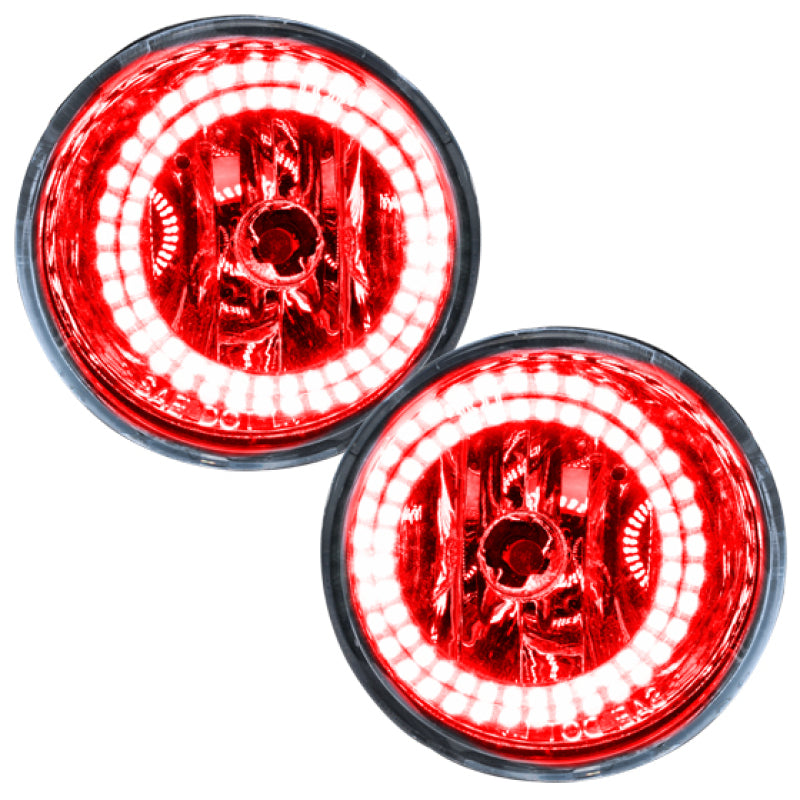 Oracle Lighting 04-07 Nissan Armada Pre-Assembled LED Halo Fog Lights -Red - DTX Performance