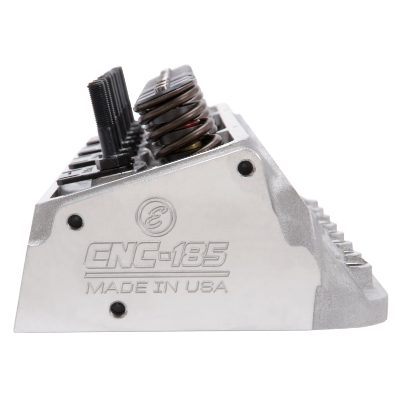 Edelbrock Cylinder Head SBC E-Cnc 185 64cc Straight Plug for Hydraulic Roller Cam Complete - DTX Performance