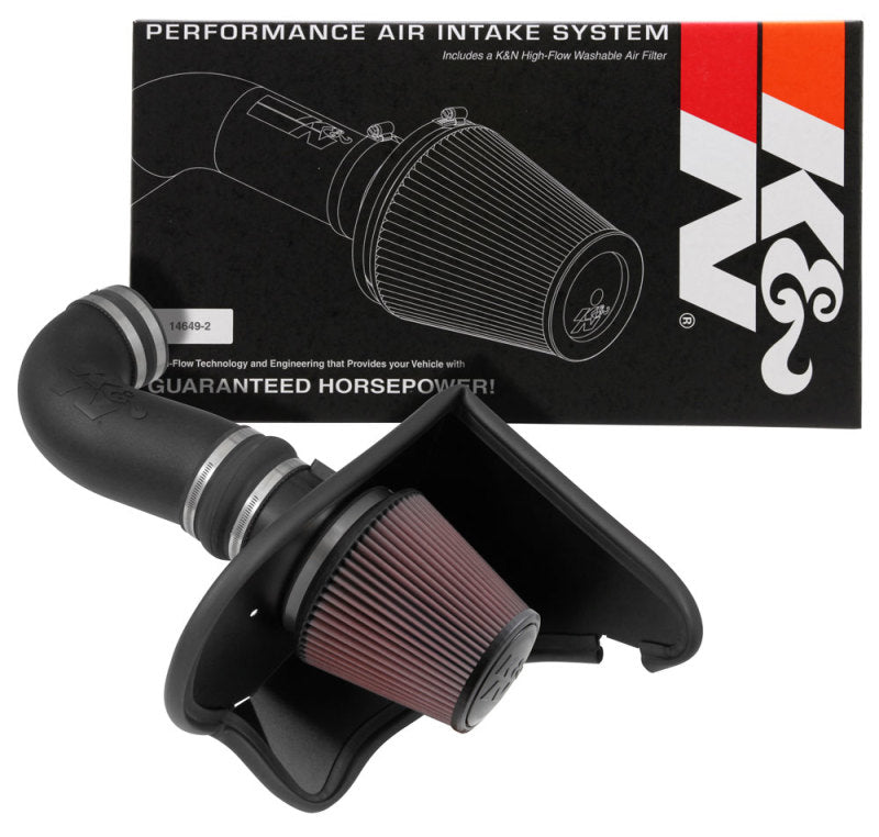 K&N 2016 Chevy Camaro SS V8-6.2L Aircharger Performance Intake - DTX Performance