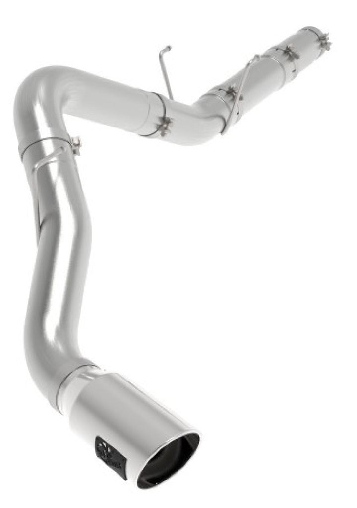 aFe ATLAS 5in DPF-Back Alum Steel Exhaust System w/Polished Tip 19-20 Ram Diesel Trucks L6-6.7L (td) - DTX Performance