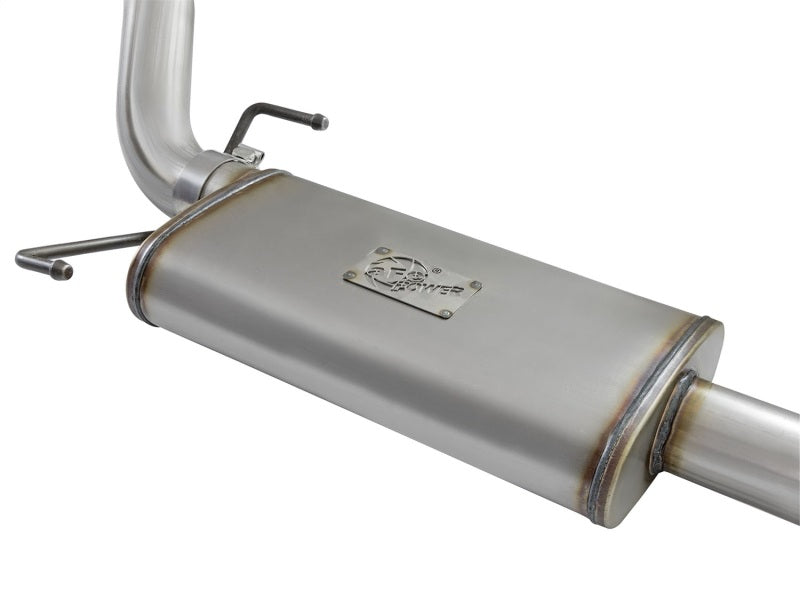 aFe MACH Force Xp 3in SS Cat-Back Single Side Exit Exhaust w/Polished Tips 07-14 Toyota FJ Cruiser - DTX Performance