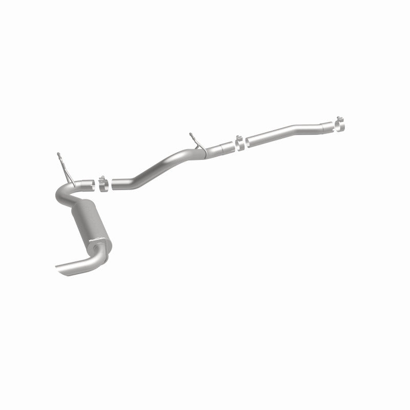 MagnaFlow 12-14 Jeep Wrangler 3.6L Single Straight Rear P/S Exit Stainless C/b Perf Exhaust-Comp - DTX Performance