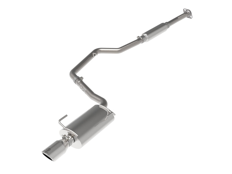 aFe POWER Takeda 12-16 Subaru Impreza 2.0L 2.5in 304SS CB Exhaust w/ Polished Tips - DTX Performance