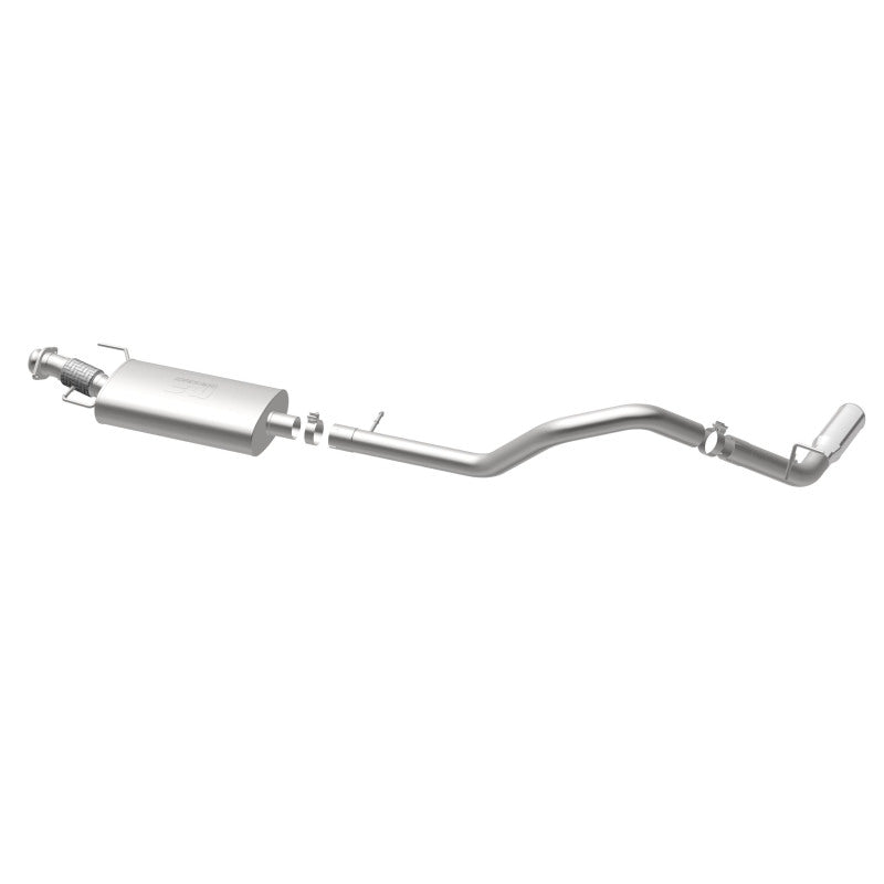 MagnaFlow 15-16 Ford Expedition V6 3.5L Cat-Back, SS, 4in Tip Single Psgr Side Exit - DTX Performance