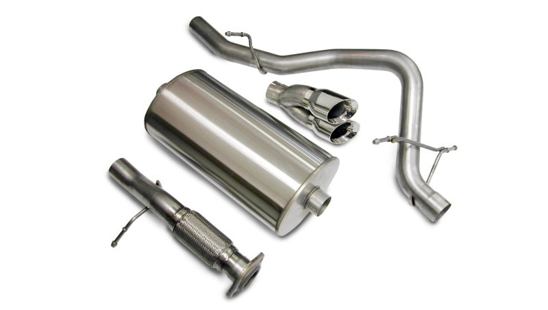 Corsa 07-08 Chevrolet Tahoe 5.3L V8 Polished Sport Cat-Back Exhaust - DTX Performance