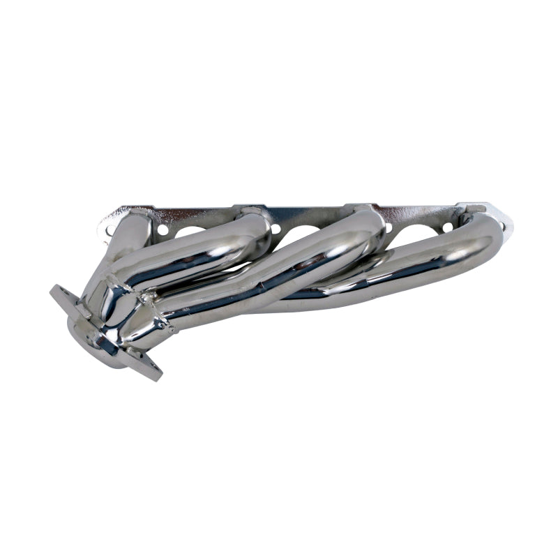 BBK 87-95 Ford F150 Truck 5.0 302 Shorty Unequal Length Exhaust Headers - 1-5/8 Silver Ceramic - DTX Performance