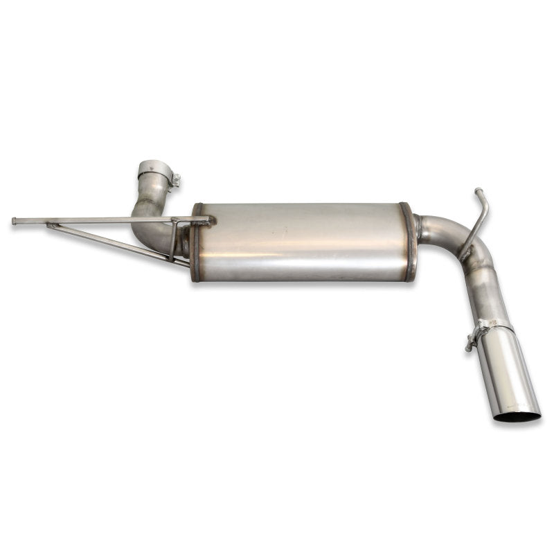 JBA 07-18 Jeep Wrangler JK 3.8L/3.6L 304SS Single Rear Exit Axle Back Exhaust - DTX Performance