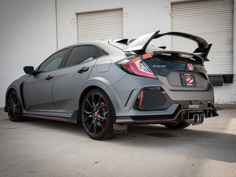 aFe Takeda 2.5in 304SS Axle-Back Exhaust System 17-19 Honda Civic Type R L4-2.0L (t) - Polished Tip - DTX Performance