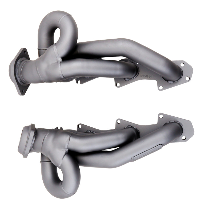 BBK 14-18 GM Truck 5.3/6.2 1 3/4in Shorty Tuned Length Headers - Titanium Ceramic - DTX Performance