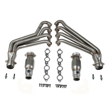 Load image into Gallery viewer, BBK 10-15 Camaro LS3 L99 Long Tube Exhaust Headers With Converters - 1-3/4 304 Stainless - DTX Performance