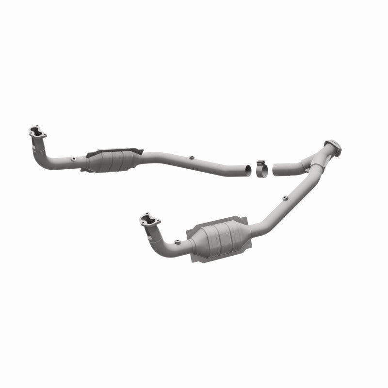 MagnaFlow Conv DF 97 Land Rover Defender 90 4.0L Y-Pipe Assy / 96-99 Discovery 4.0L Y-Pipe Assy - DTX Performance