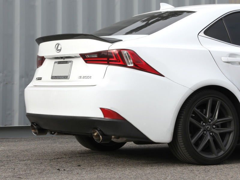 aFe POWER Takeda 16-17 Lexus IS200t L4-2.0L (t) 2.5in-3in 304 SS CB Exhaust - Carbon Fiber - DTX Performance