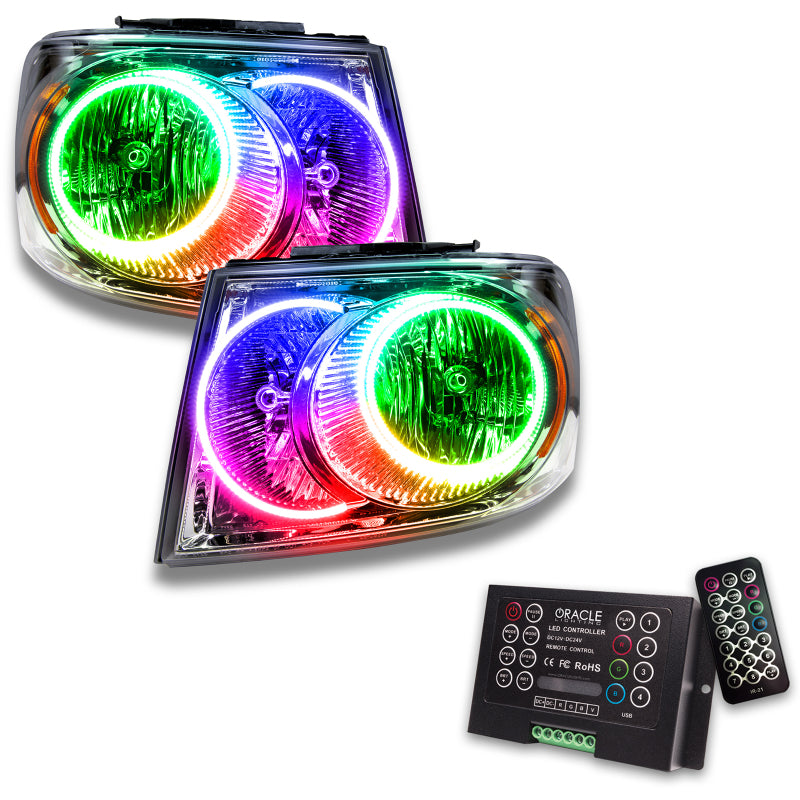 Oracle 07-09 Dodge Durango SMD HL - Chrome - ColorSHIFT w/ 2.0 Controller - DTX Performance