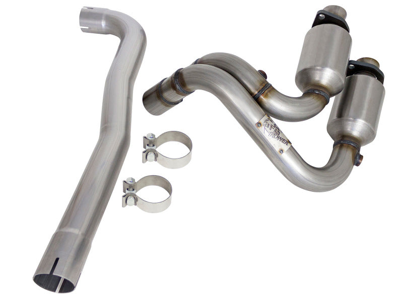 aFe Power Direct Fit Catalytic Converter Replacements Front 04-06 Jeep Wrangler (TJ/LJ) I6-4.0L - DTX Performance