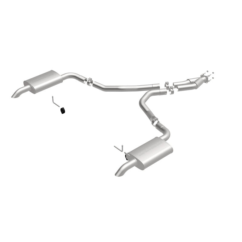 MagnaFlow 75-79 Chevy Corvette V8 5.7L Dual Split Rear Exit Stainless Cat-Back Perf Exhaust - DTX Performance