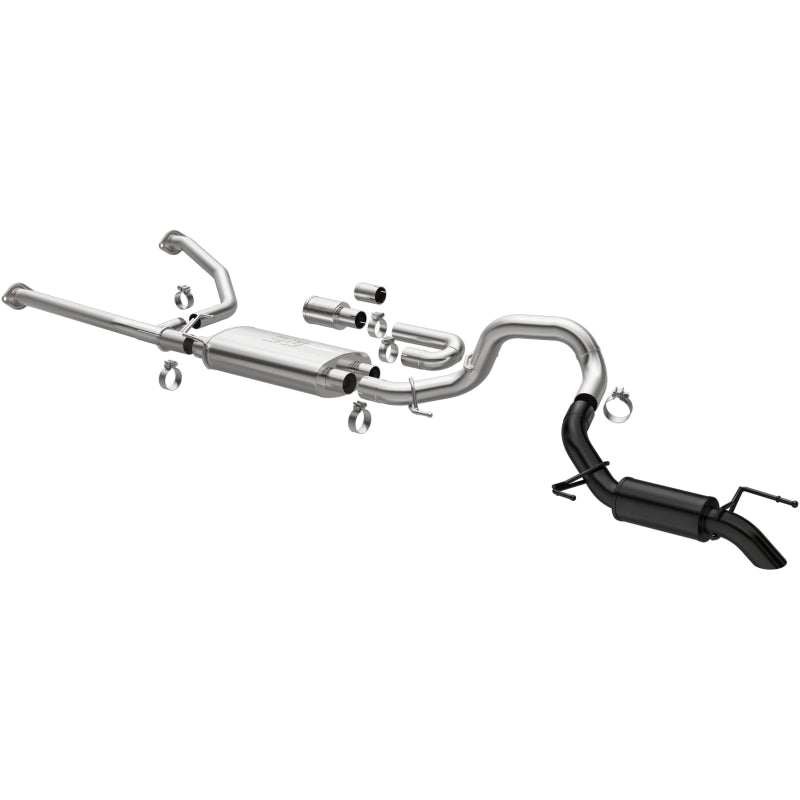 MagnaFlow 2023 Toyota Sequoia Overland Series Black Axle-Back Exhaust - DTX Performance