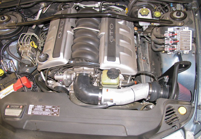 K&N 05 Pontiac GTO 6.0L Polished Typhoon Short Ram Intake - DTX Performance