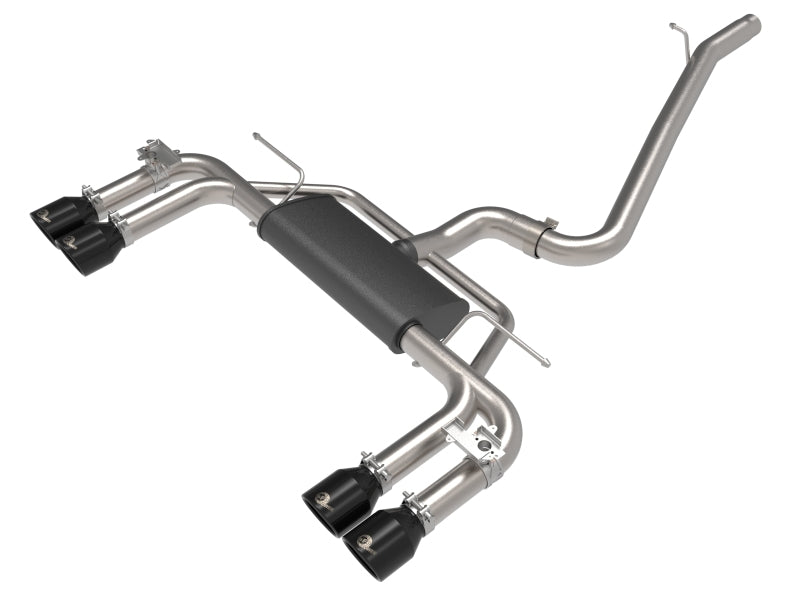 aFe MACHForce XP 3in-2.5in 304SS Exhaust Cat-Back 15-20 Audi S3 L4-2.0L (t) - Black Tips - DTX Performance