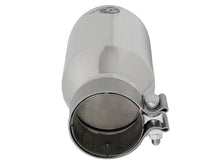 Load image into Gallery viewer, aFe MACH Force-Xp Univ 304 SS Double-Wall Clamp-On Exhaust Tip - Polished - 3in Inlet - 4.5in Outlet - DTX Performance