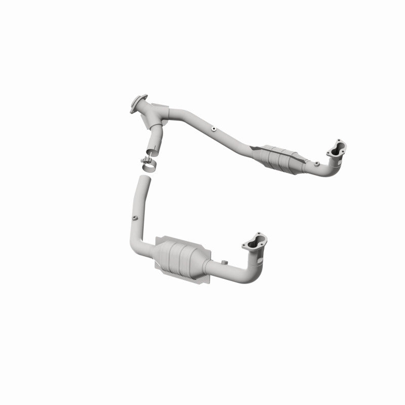 MagnaFlow Conv DF 97 Land Rover Defender 90 4.0L Y-Pipe Assy / 96-99 Discovery 4.0L Y-Pipe Assy - DTX Performance