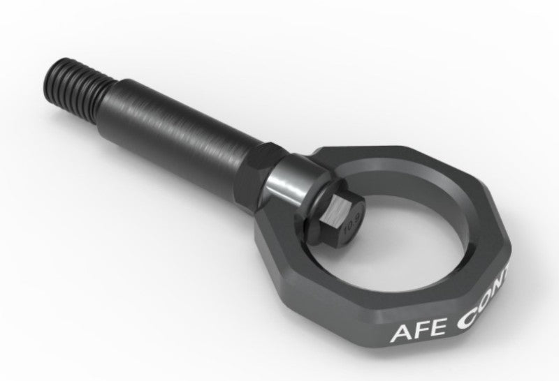 aFe Control Front Tow Hook Grey BMW F-Chassis 2/3/4/M - DTX Performance