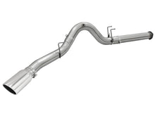 Load image into Gallery viewer, aFe Atlas Exhausts 5in DPF-Back Aluminized Steel Exhaust 2015 Ford Diesel V8 6.7L (td) Polished Tip - DTX Performance