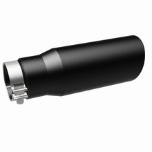 Load image into Gallery viewer, MagnaFlow Tip Stainless Black Coated Single Wall Round Single Outlet 5in Dia 3.5in Inlet 14.5in L - DTX Performance