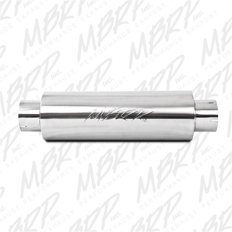 MBRP Universal Quiet Tone Muffler 5in Inlet /Outlet 8in Dia Body 31in Overall - DTX Performance