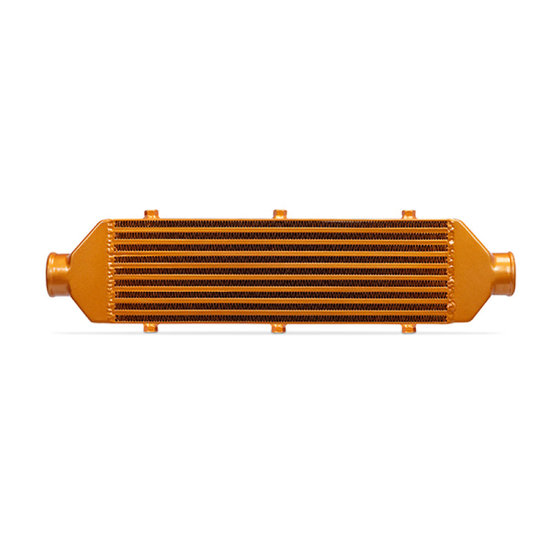 Mishimoto Universal Gold Z Line Intercooler  Overall Size: 28x8x3 Core Size: 21x6x2.5 Inlet / Outlet - DTX Performance