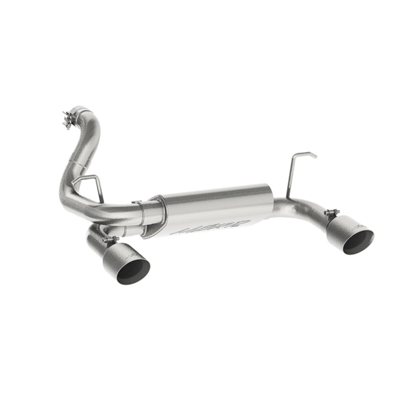 MBRP 2018+ Jeep Wrangler (JL) 3.6L V6 Dual Rear Exit Axle Back AL Exhaust System - DTX Performance