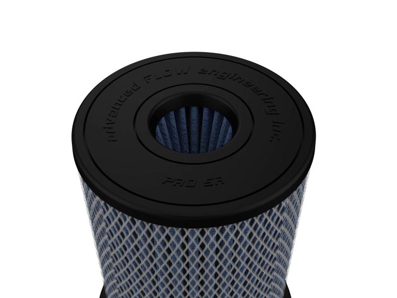 aFe MagnumFLOW Pro 5R Air Filters 3in F x 5-1/2in B x 5-1/4in T (Inverted) x 8in H - DTX Performance